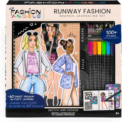 RUNWAY FASHION GRAPHIC JOURNAL SET