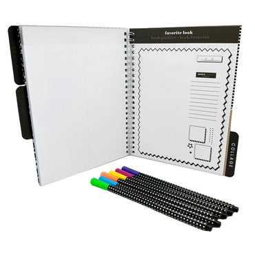 RUNWAY FASHION GRAPHIC JOURNAL SET
