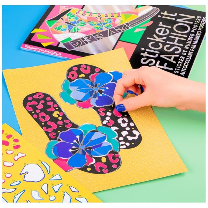 STICKER IT FASHION STICKER BY NUMBER POSTERS