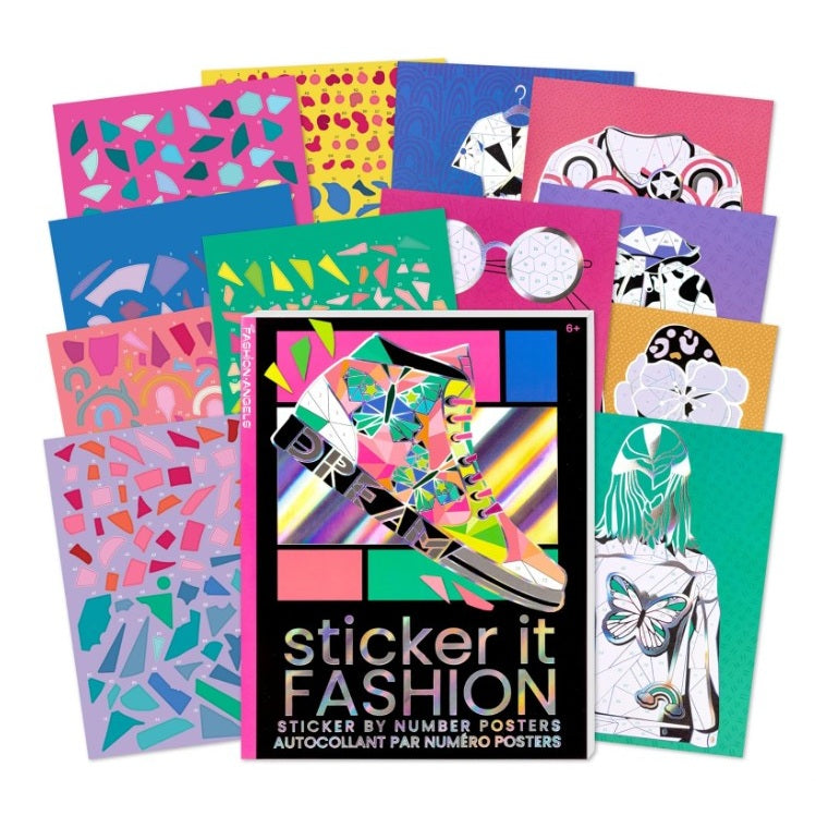 STICKER IT FASHION STICKER BY NUMBER POSTERS