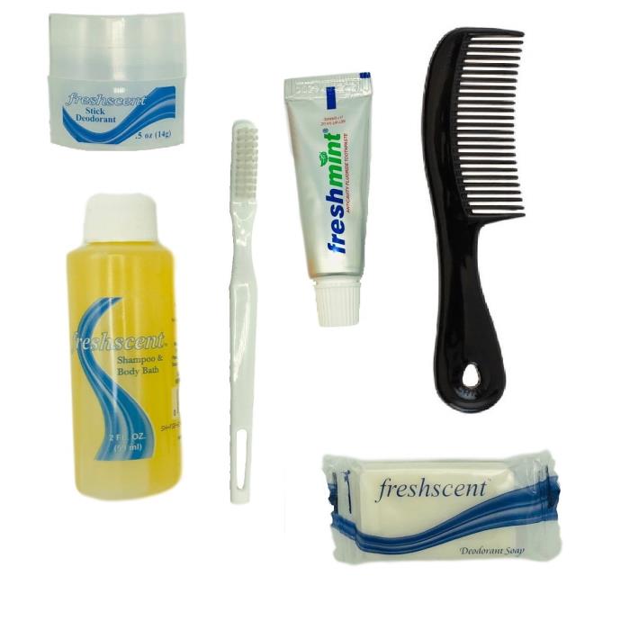 6 PC TEEN/ADULT HYGIENE KIT