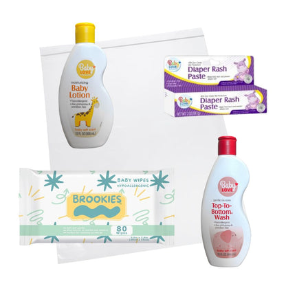 4 PC BABY BATH KIT