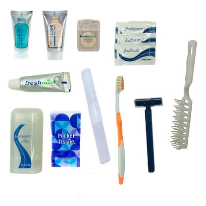 13 PC MAKE-YOUR-OWN HYGIENE KIT 24 KITS FOR ADULT MULTI-DAY