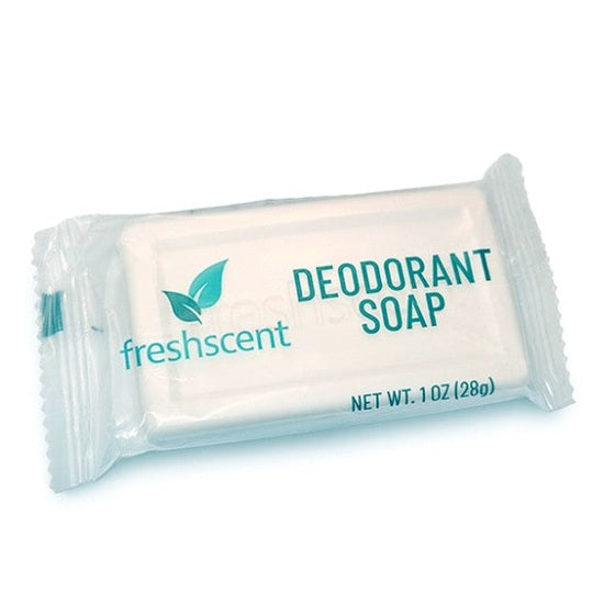 Wrapped bar of "Freshscent" deodorant soap.
