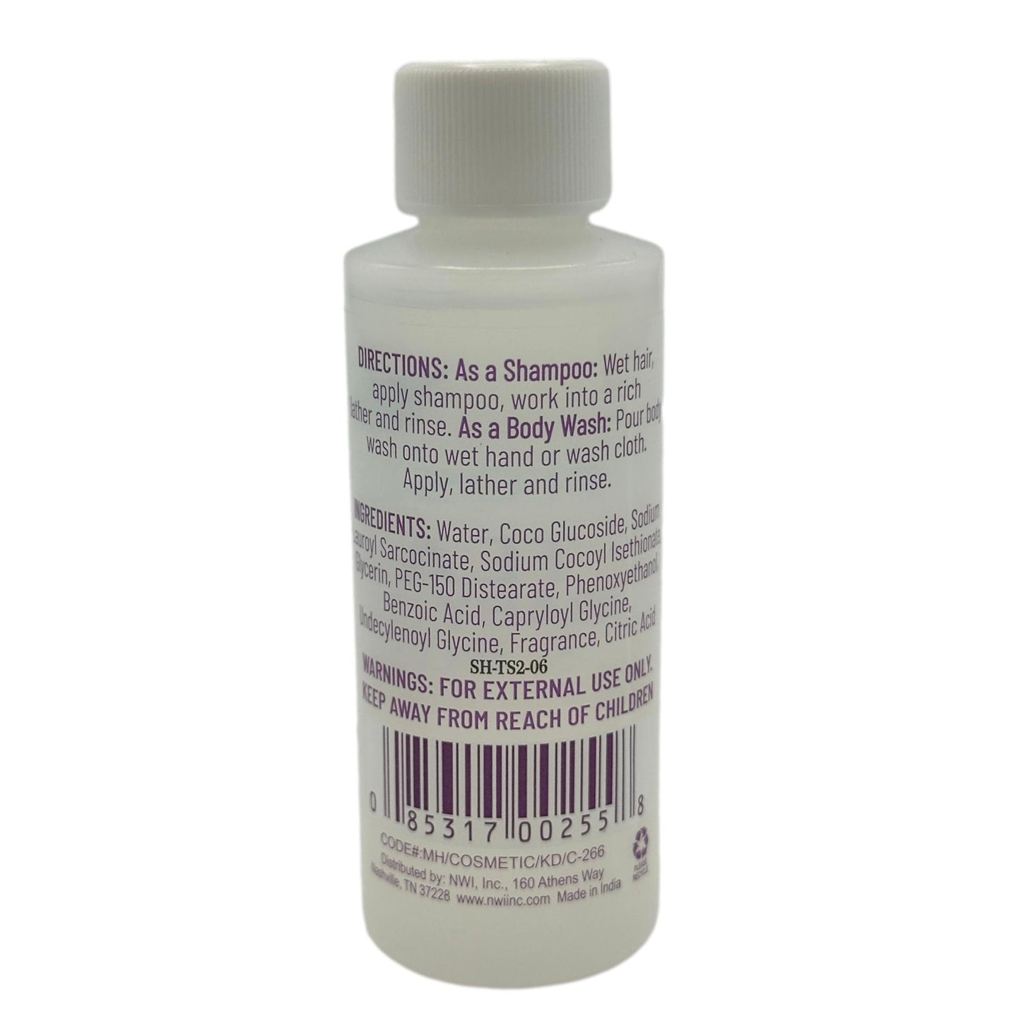 2 OZ BABY SHAMPOO & BODY WASH TEARLESS