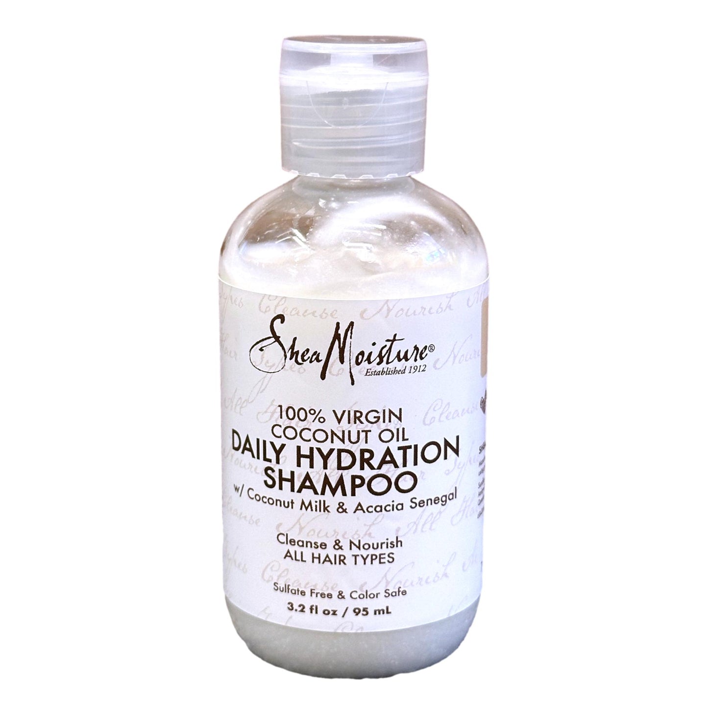 CHAMPÚ DE HIDRATACIÓN DIARIA DE 3.2 OZ ACEITE DE COCO 100% VIRGEN