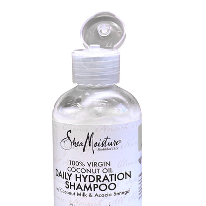 CHAMPÚ DE HIDRATACIÓN DIARIA DE 3.2 OZ ACEITE DE COCO 100% VIRGEN