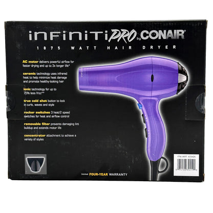 PURPLE INFINITY PRO HAIR DRYER