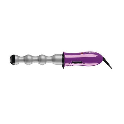 Purple and silver Conair curling wand.