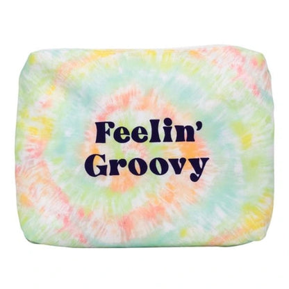 FEELIN GROOVY COSMETIC BAG 10 X 9 IN