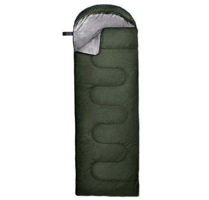 DELUXE SLEEPING BAG WITH STUFF SACK ASSORTED