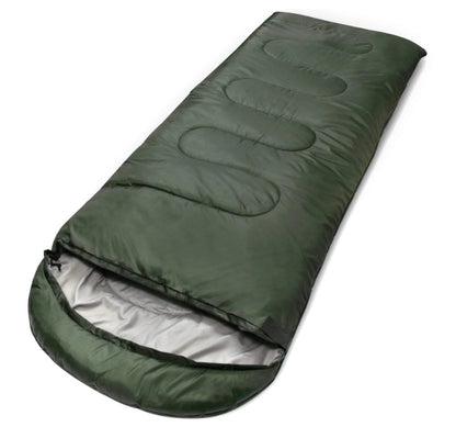 DELUXE SLEEPING BAG WITH STUFF SACK ASSORTED