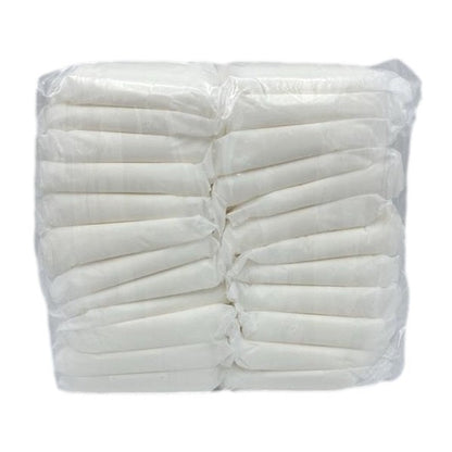 Wrapped stack of white pads.