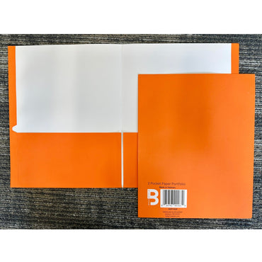 PAPER PORTFOLIO ASSORTED 2 POCKET