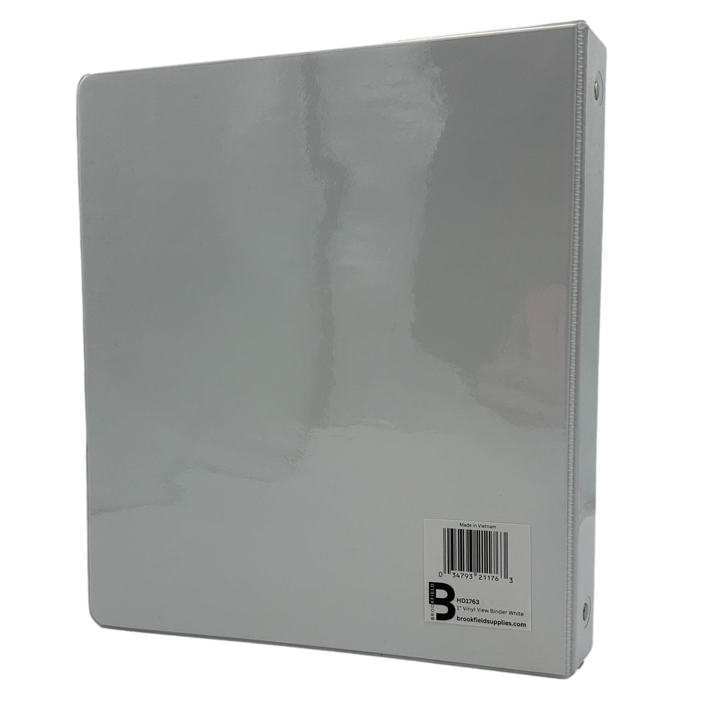 1 IN WHITE 3-RING BINDER