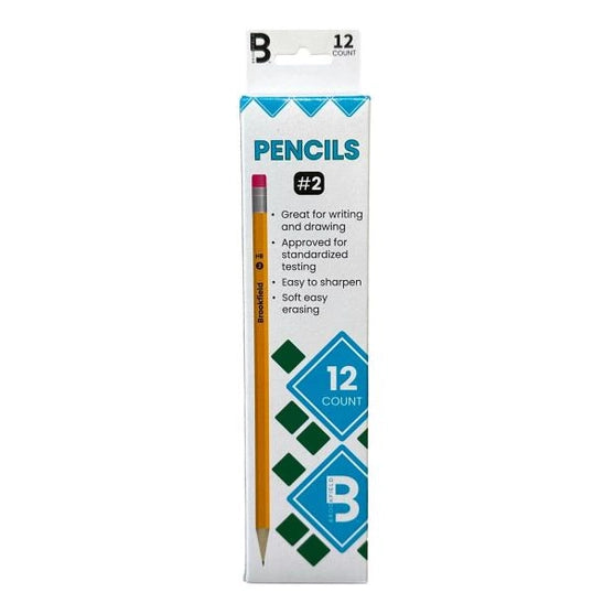 12 CT #2 PENCILS BOXED UNSHARPENED