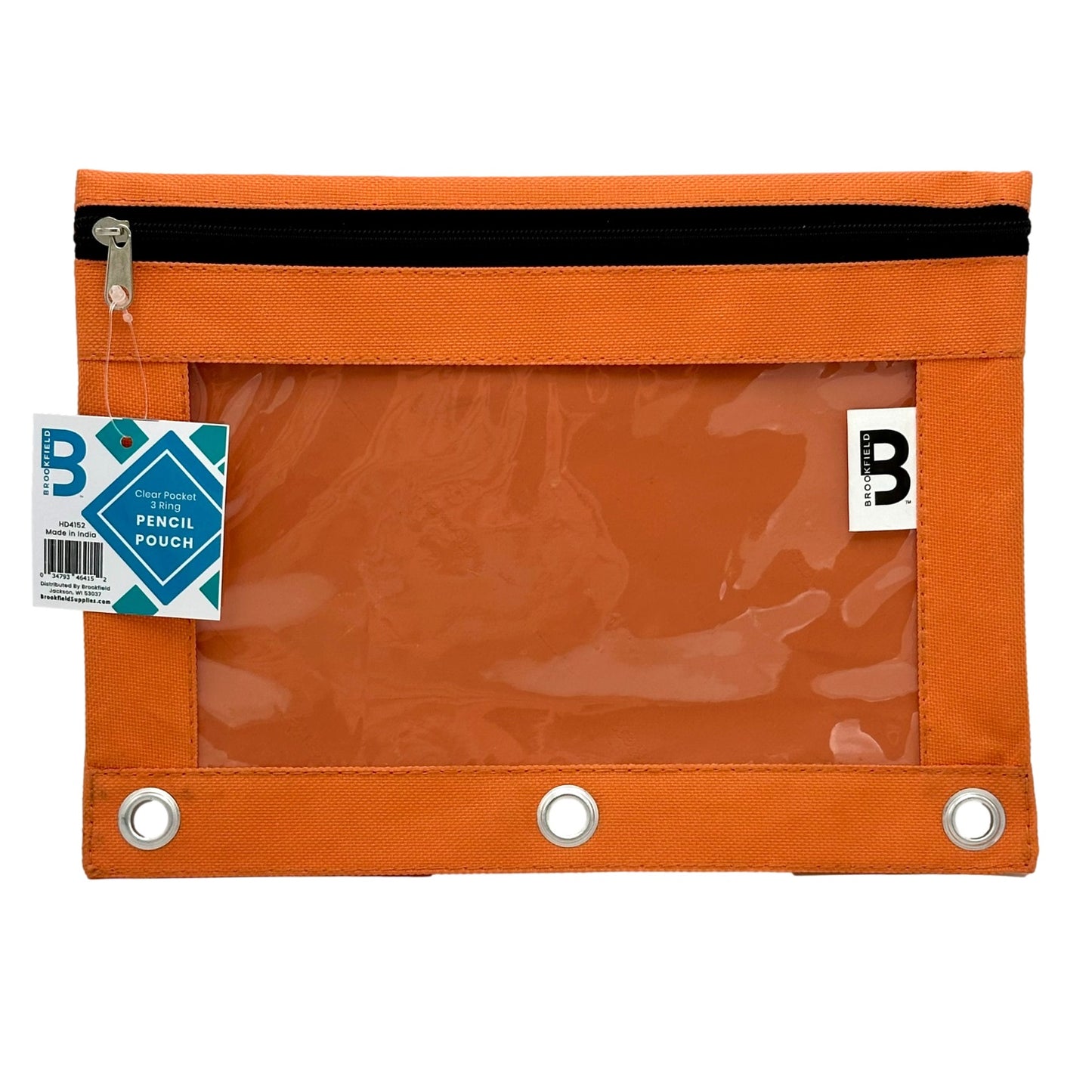 3 RING PENCIL POUCH ASSORTED 1 POCKET
