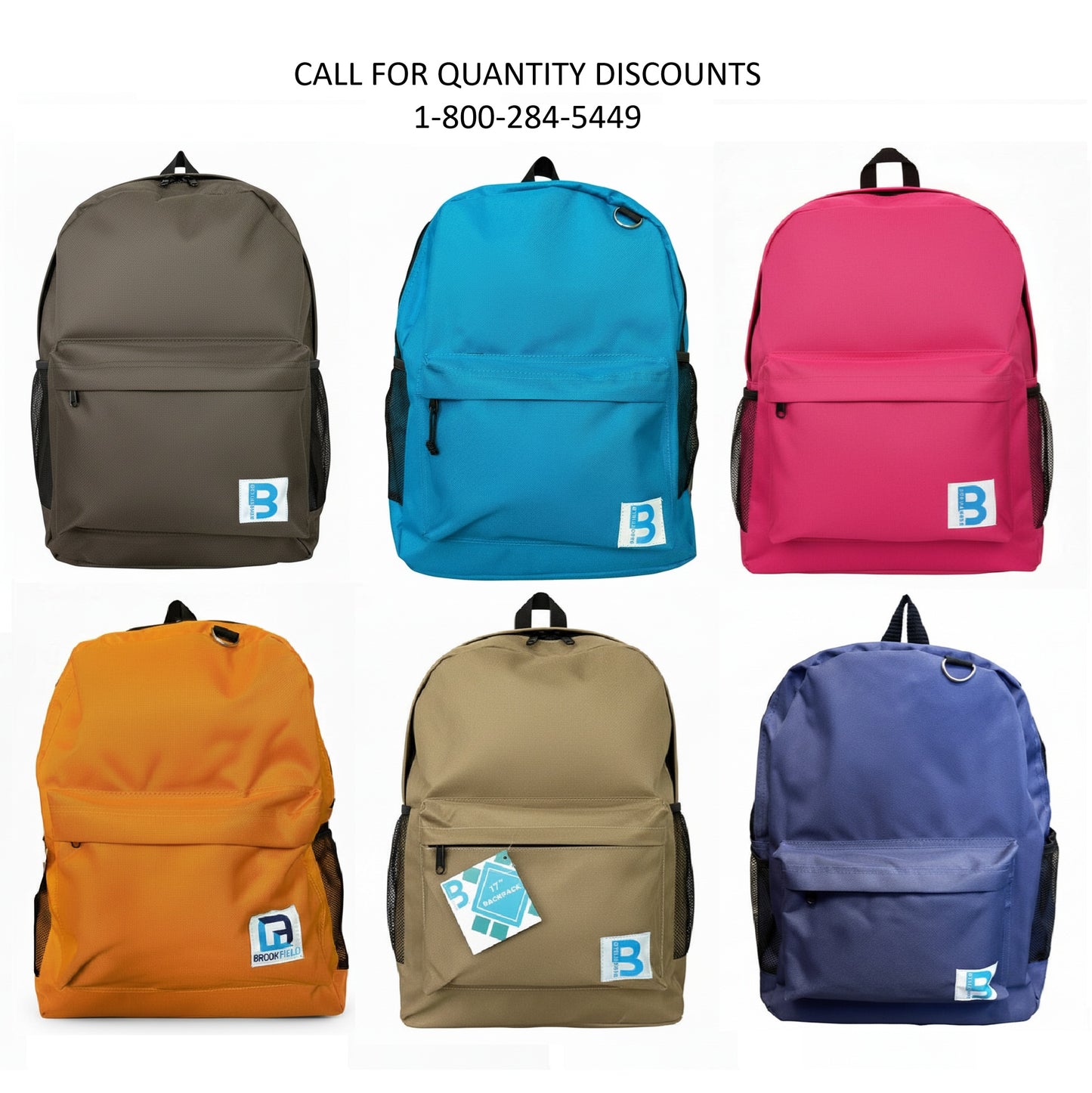 17 IN SCHOOL BACKPACK WITH 2 MESH SIDE POCKETS ASSORTED