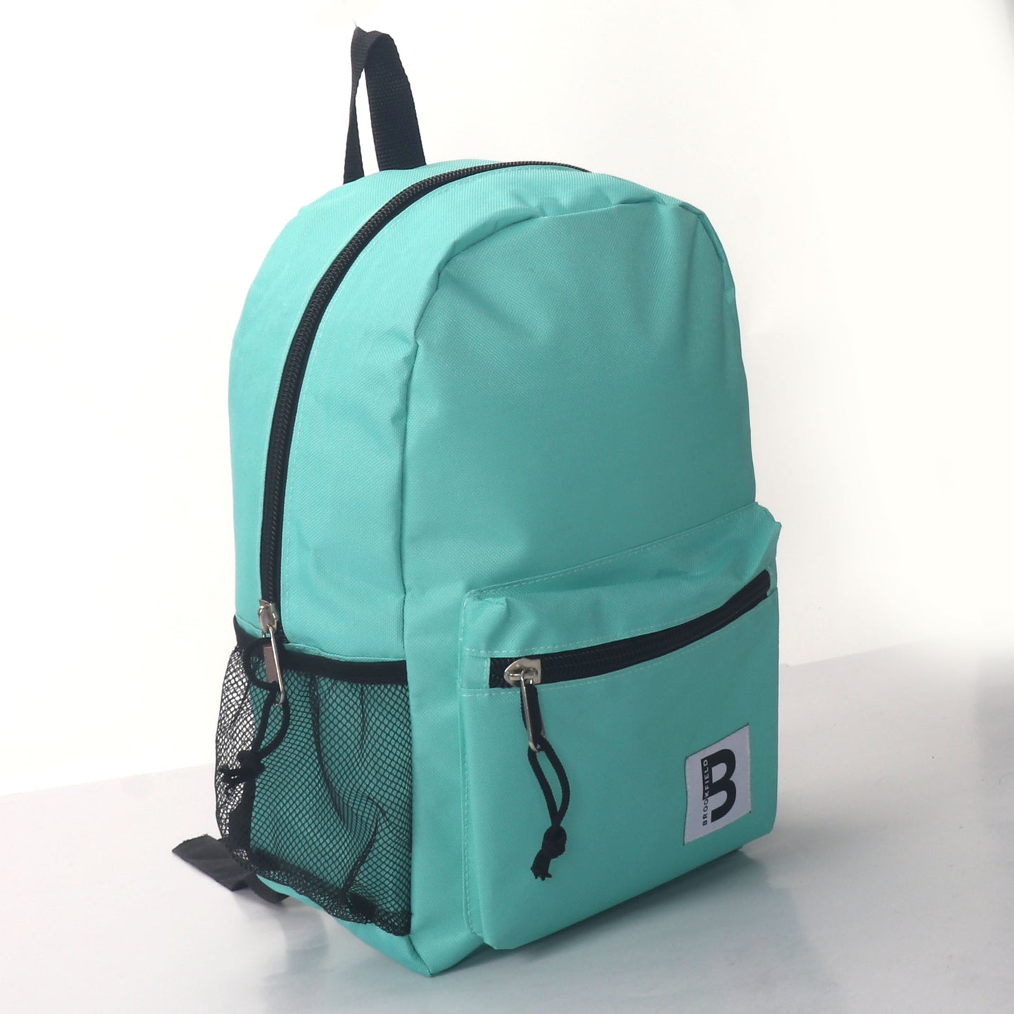 MOCHILA ESCOLAR 15 EN 2 BOLSILLOS LATERALES DE MALLA SURTIDOS
