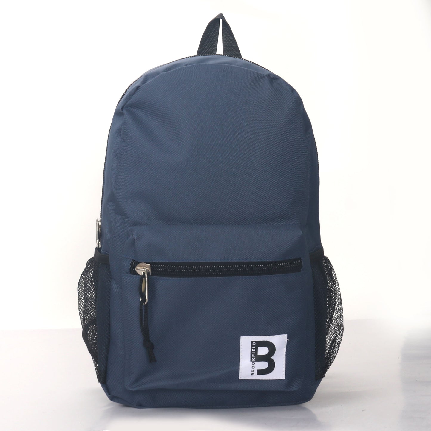 MOCHILA ESCOLAR 15 EN 2 BOLSILLOS LATERALES DE MALLA SURTIDOS