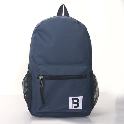 MOCHILA ESCOLAR 15 EN 2 BOLSILLOS LATERALES DE MALLA SURTIDOS