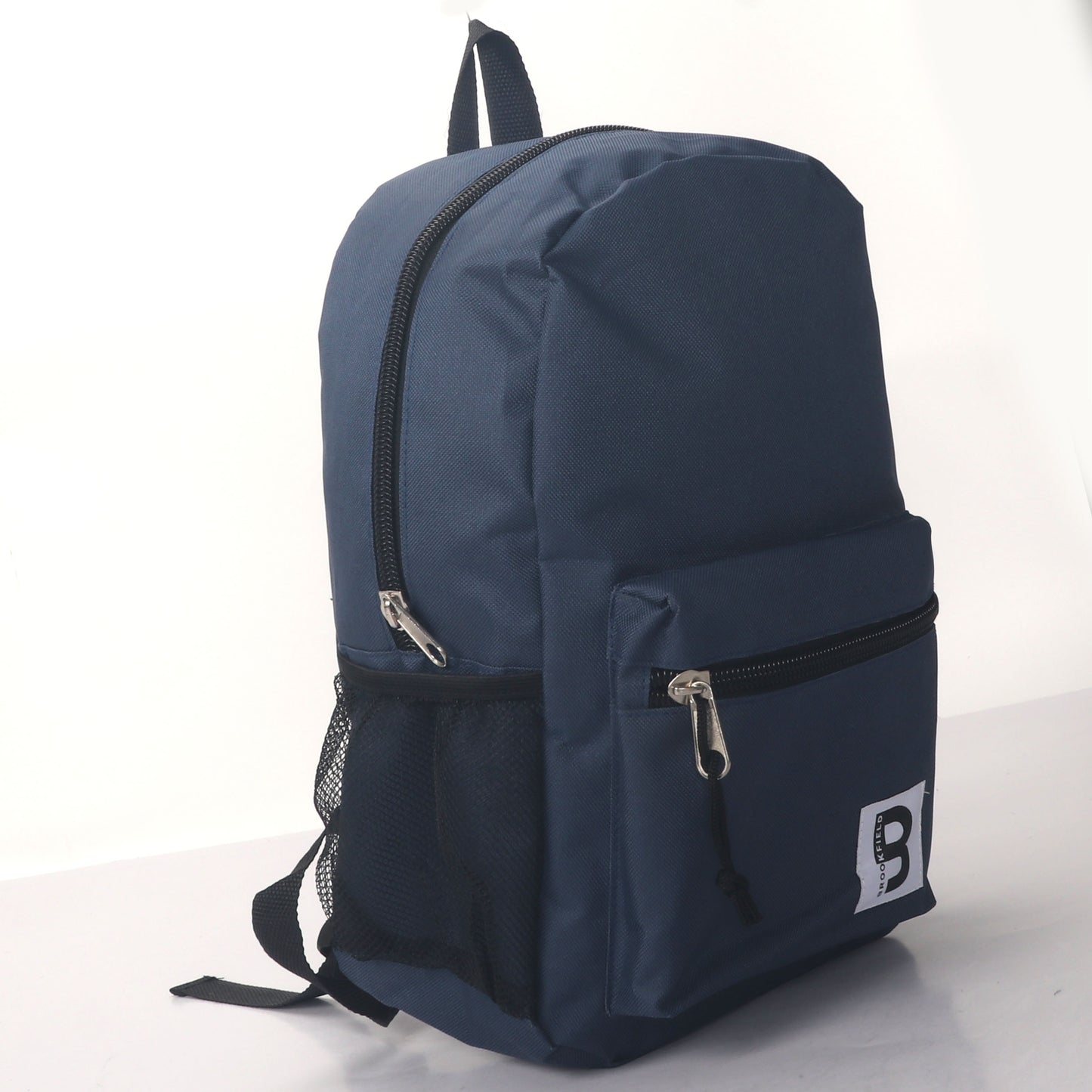 MOCHILA ESCOLAR 15 EN 2 BOLSILLOS LATERALES DE MALLA SURTIDOS