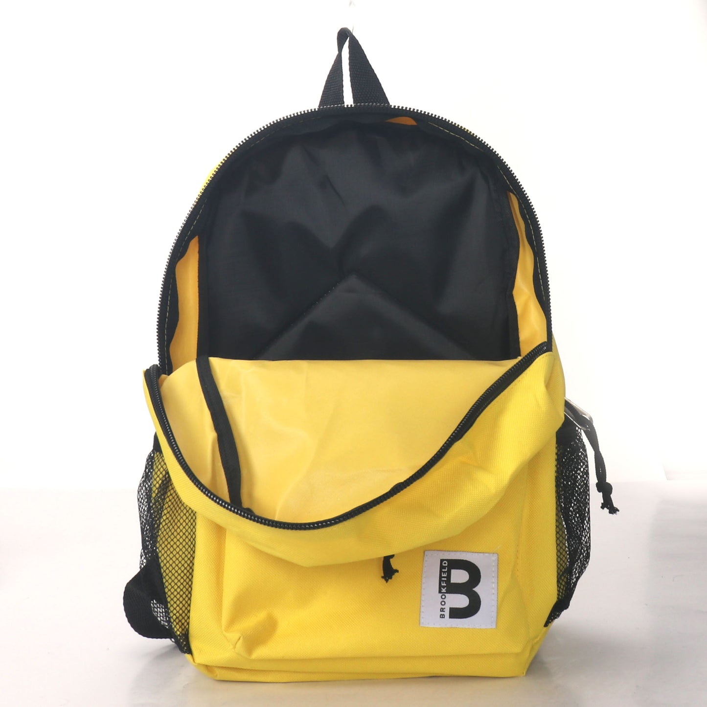 MOCHILA ESCOLAR 15 EN 2 BOLSILLOS LATERALES DE MALLA SURTIDOS