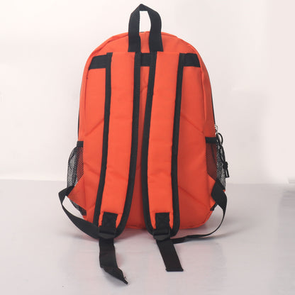 MOCHILA ESCOLAR 15 EN 2 BOLSILLOS LATERALES DE MALLA SURTIDOS