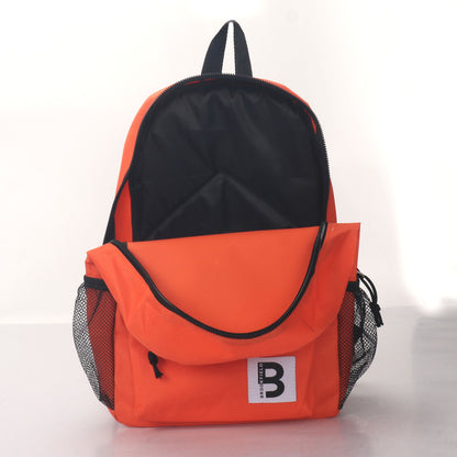 MOCHILA ESCOLAR 15 EN 2 BOLSILLOS LATERALES DE MALLA SURTIDOS
