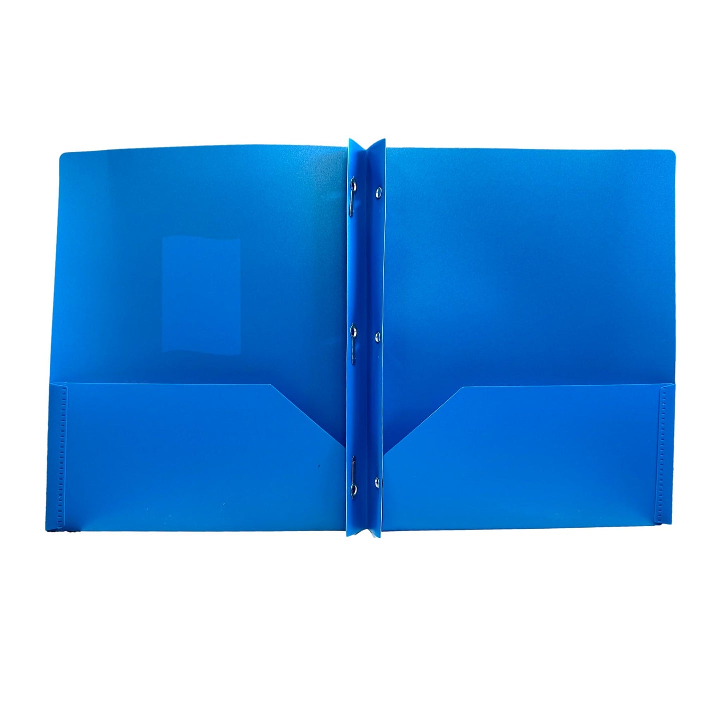 PORTAFOLIO DE 3 PUNTAS DE POLIÉSTER SURTIDO CON 2 BOLSILLOS