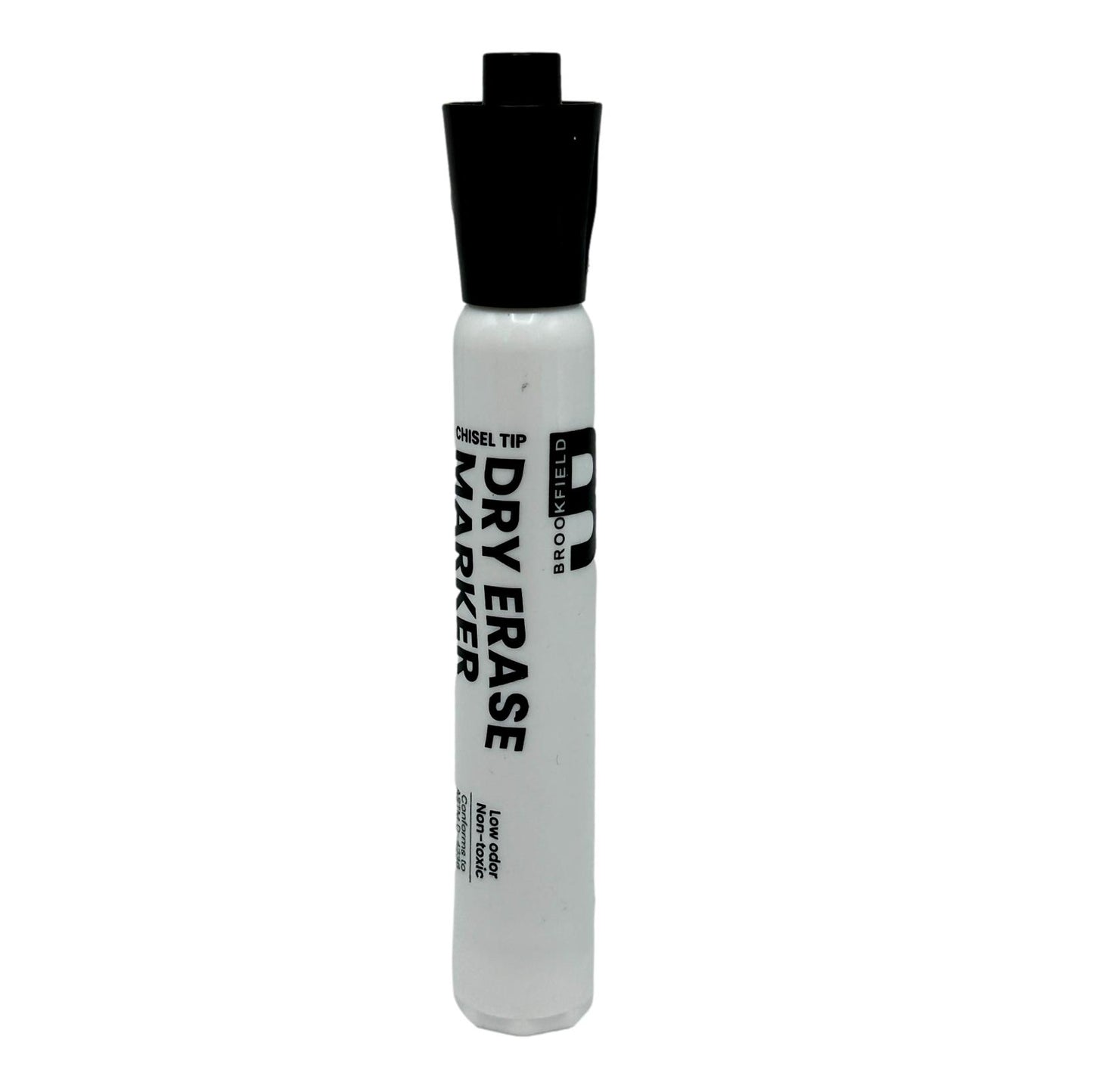 SINGLE BLACK DRY-ERASE CHISEL TIP MARKER