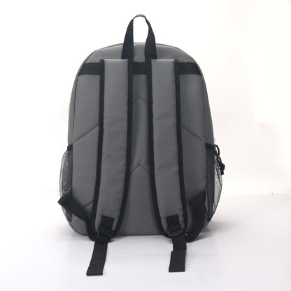 MOCHILA ESCOLAR 17 EN TIENDA CORREA ELÁSTICA DELANTERA CON 2 BOLSILLOS LATERALES DE MALLA VARIADOS
