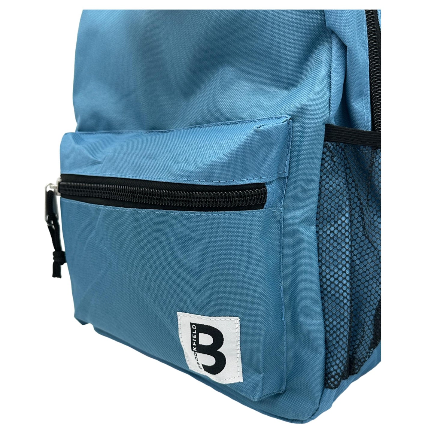 17 IN SCHOOL BACKPACK 2 MESH SIDE POCKETS ASSORTED