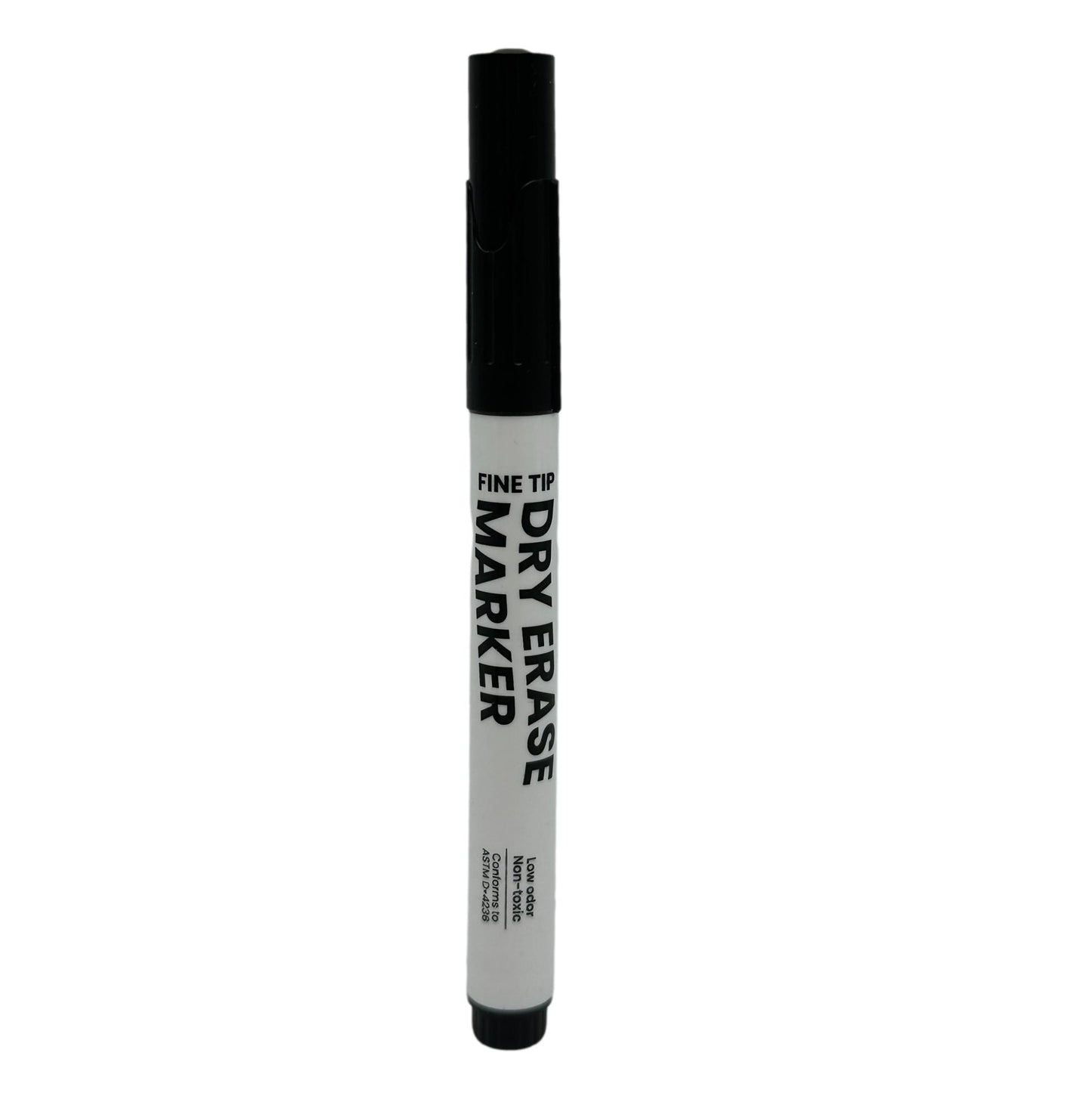 SINGLE BLACK DRY-ERASE FINE TIP MARKER