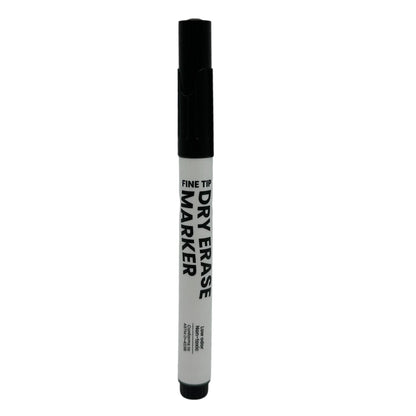 SINGLE BLACK DRY-ERASE FINE TIP MARKER