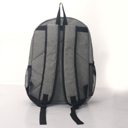 MOCHILA ESCOLAR 19 EN 2 BOLSILLOS LATERALES DE MALLA SURTIDOS
