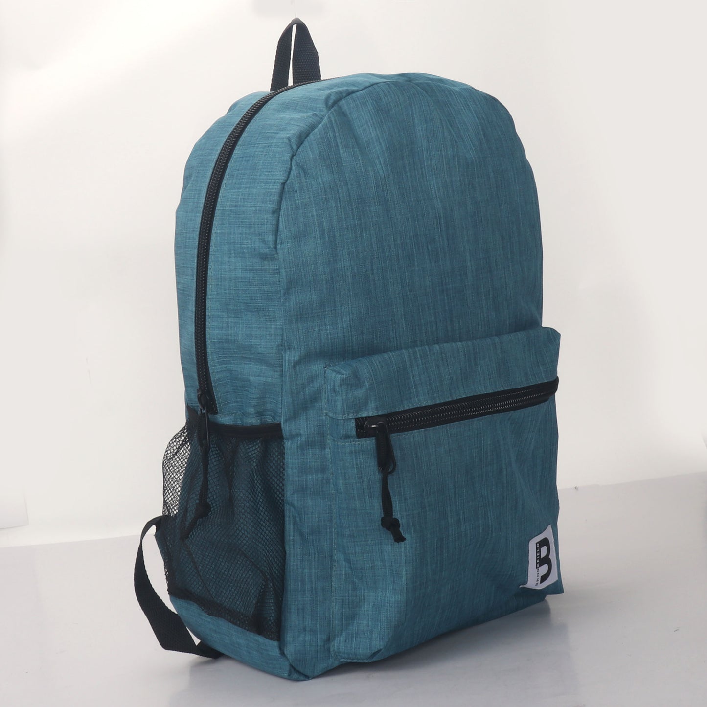 MOCHILA ESCOLAR 19 EN 2 BOLSILLOS LATERALES DE MALLA SURTIDOS