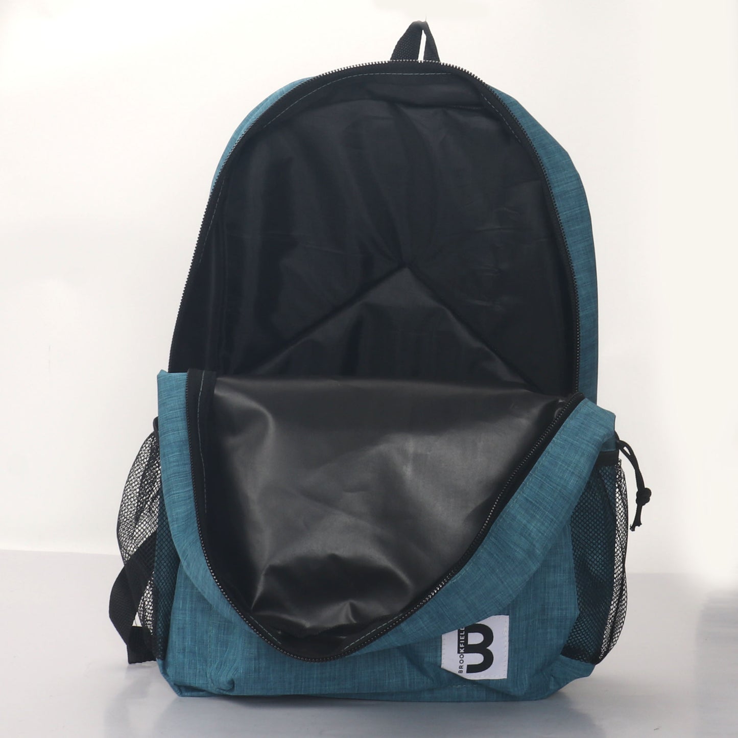 MOCHILA ESCOLAR 19 EN 2 BOLSILLOS LATERALES DE MALLA SURTIDOS