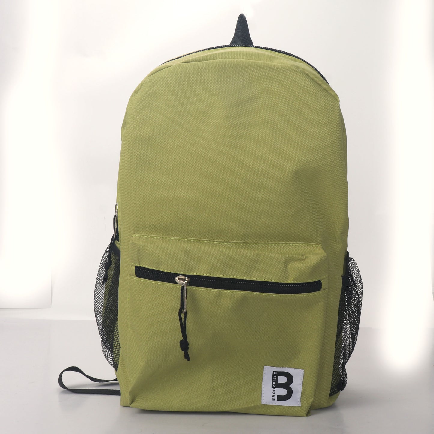 MOCHILA ESCOLAR 19 EN 2 BOLSILLOS LATERALES DE MALLA SURTIDOS