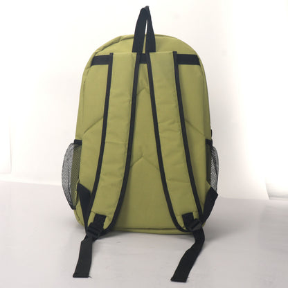 MOCHILA ESCOLAR 19 EN 2 BOLSILLOS LATERALES DE MALLA SURTIDOS