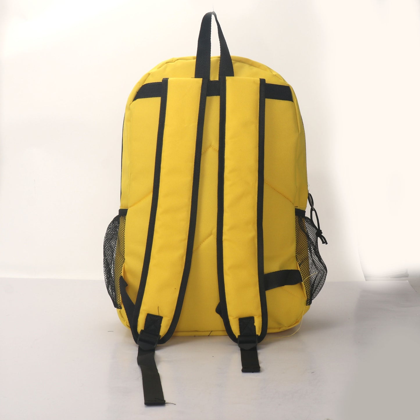 MOCHILA ESCOLAR 19 EN 2 BOLSILLOS LATERALES DE MALLA SURTIDOS