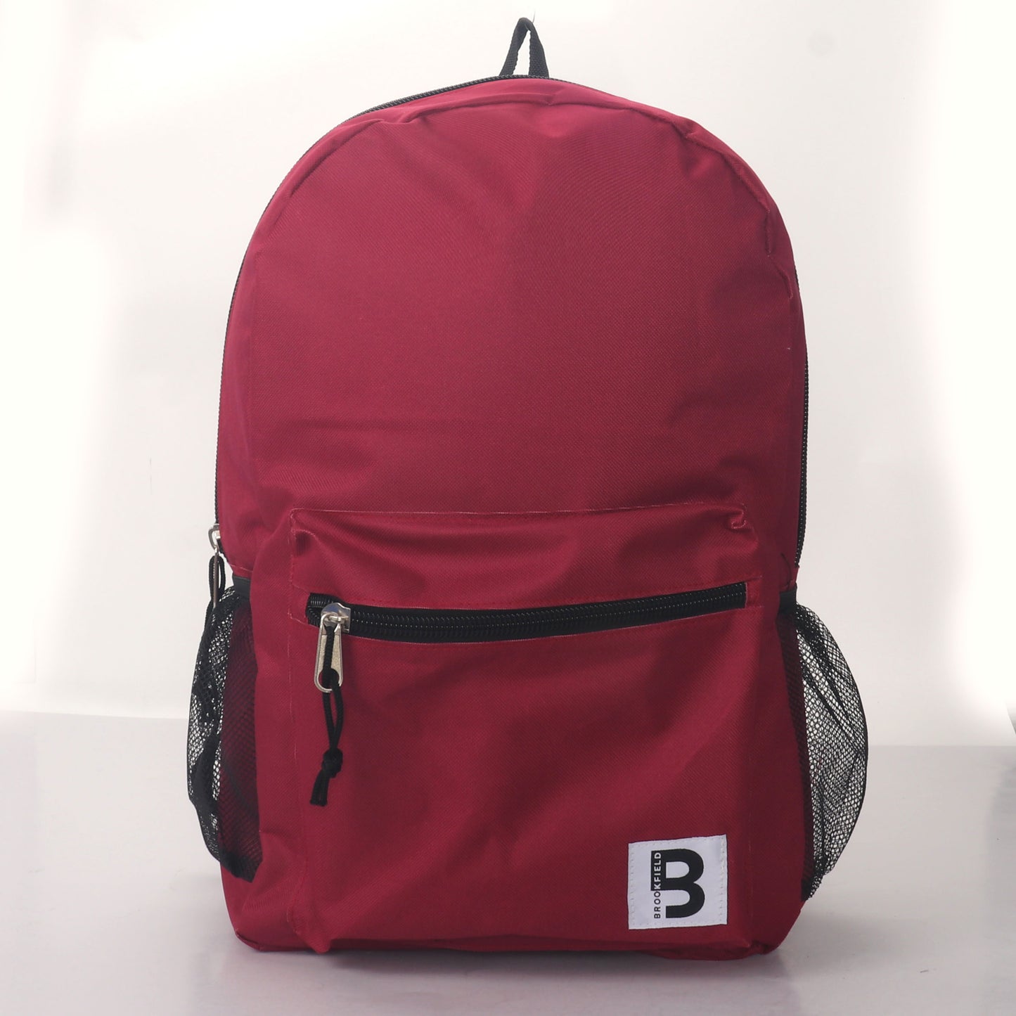 MOCHILA ESCOLAR 19 EN 2 BOLSILLOS LATERALES DE MALLA SURTIDOS