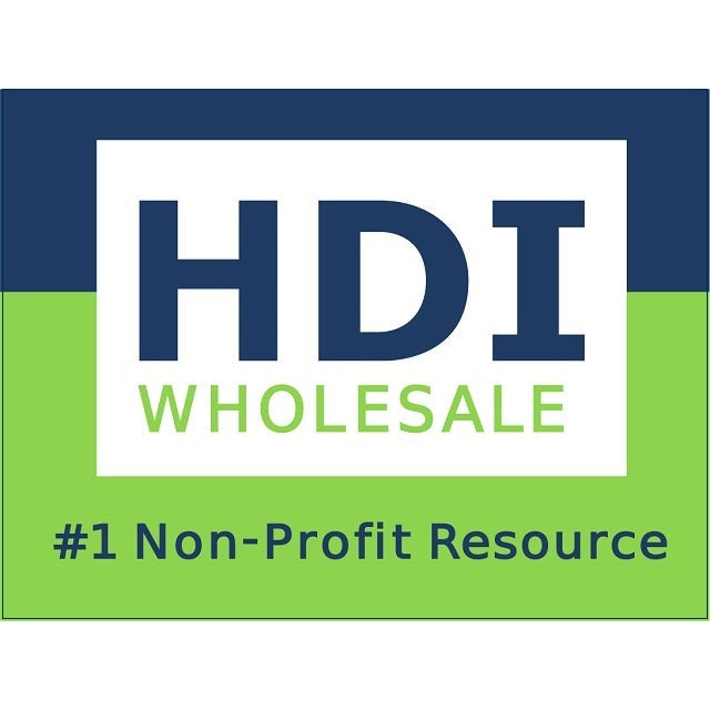 Logo for HDI Wholesale, a #1 Non-Profit Resource.