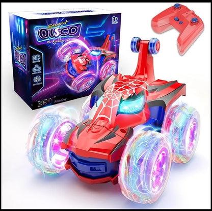 RED ROTATING CAR REMOTE CONTROLLED