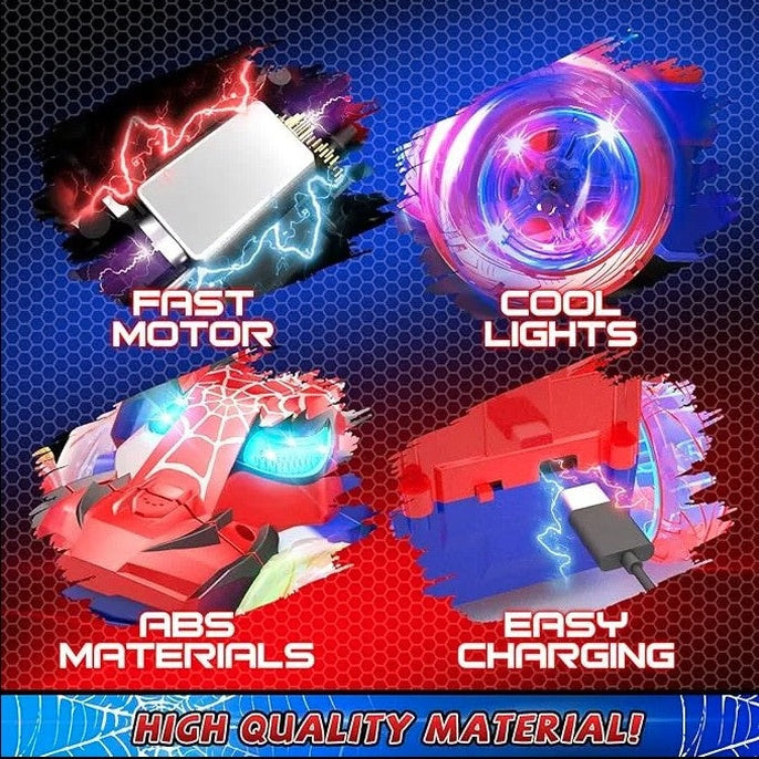 RED ROTATING CAR REMOTE CONTROLLED