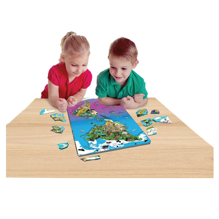 MAGNETIC WILDLIFE OF NORTH AND SOUTH AMERICA PUZZLE