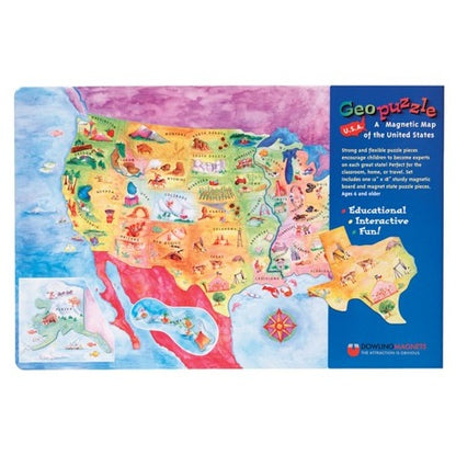 MAGNETIC USA MAP PUZZLE