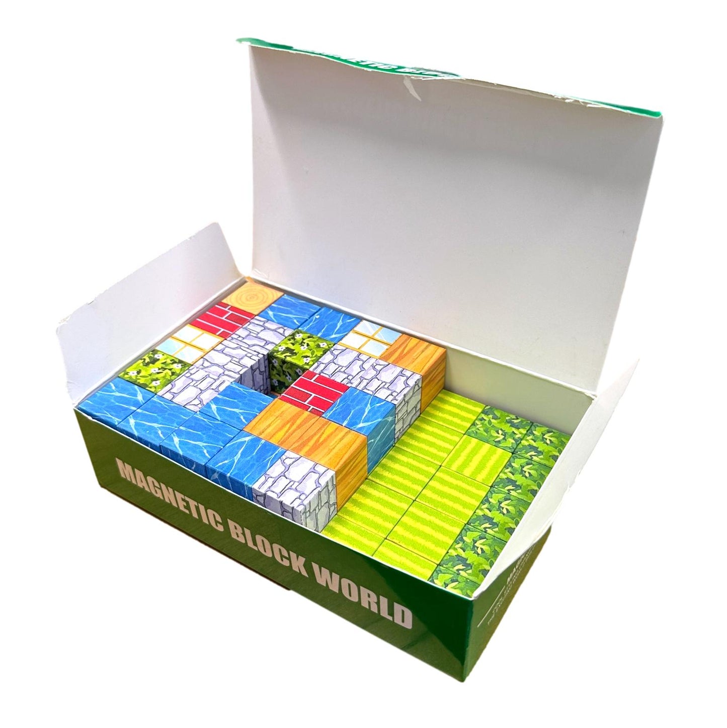 90 PC MAGNETIC BLOCK WORLD
