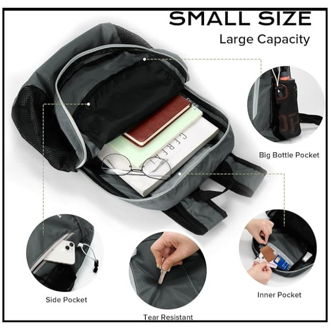 16 IN DARK GREY HIKING PACK