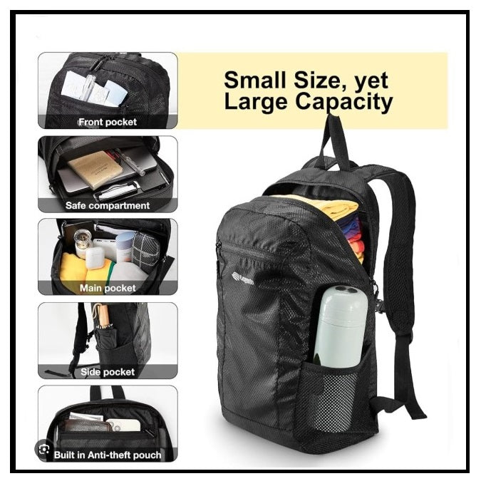 16 IN BLACK HIKING PACK